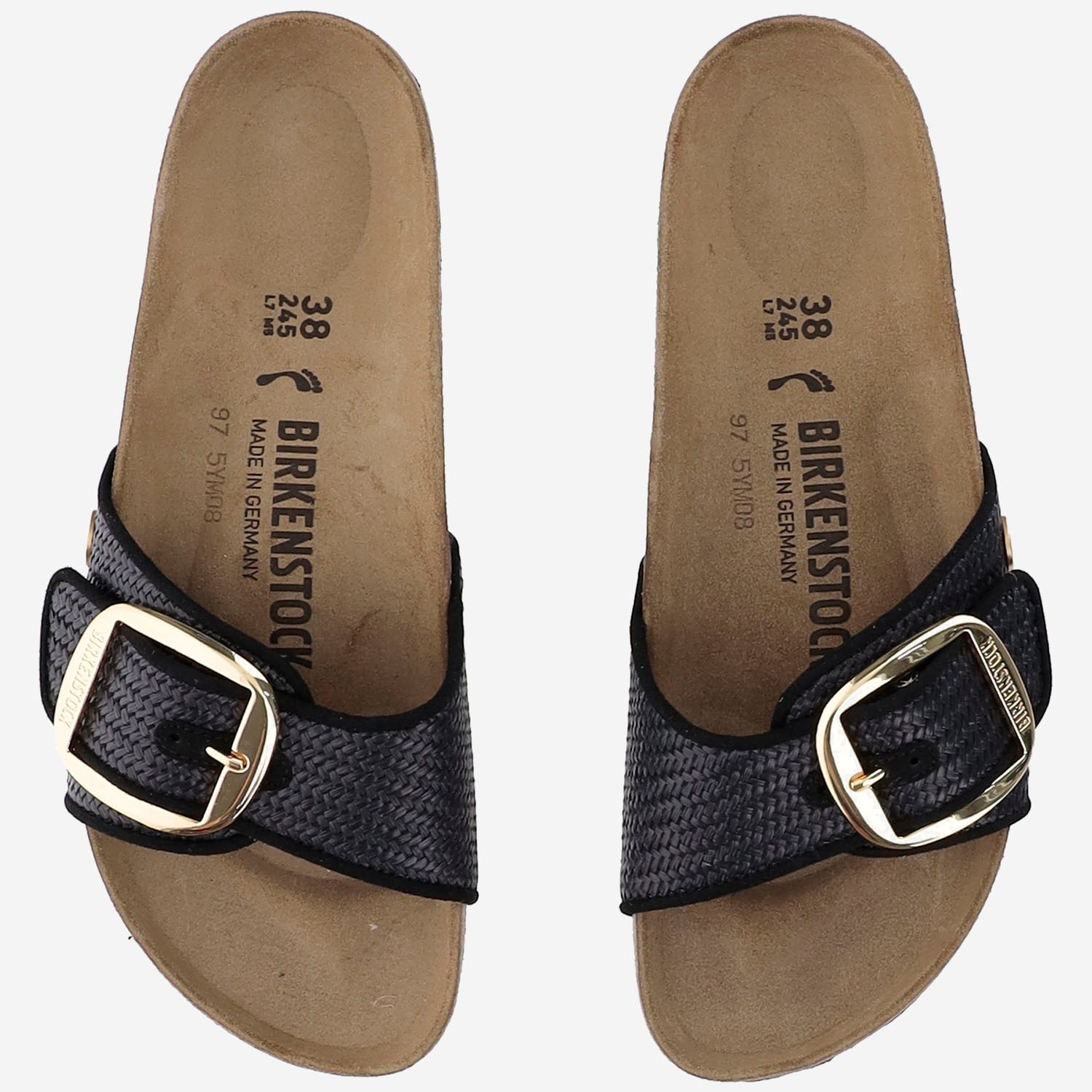 Sandali madrid Big Buckle 1029053 BLACK BIRKENSTOCK 