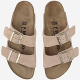 SANDALI ARIZONA IN PELLE SCAMOSCIATA 1029260 SANDCASTLE BIRKENSTOCK 