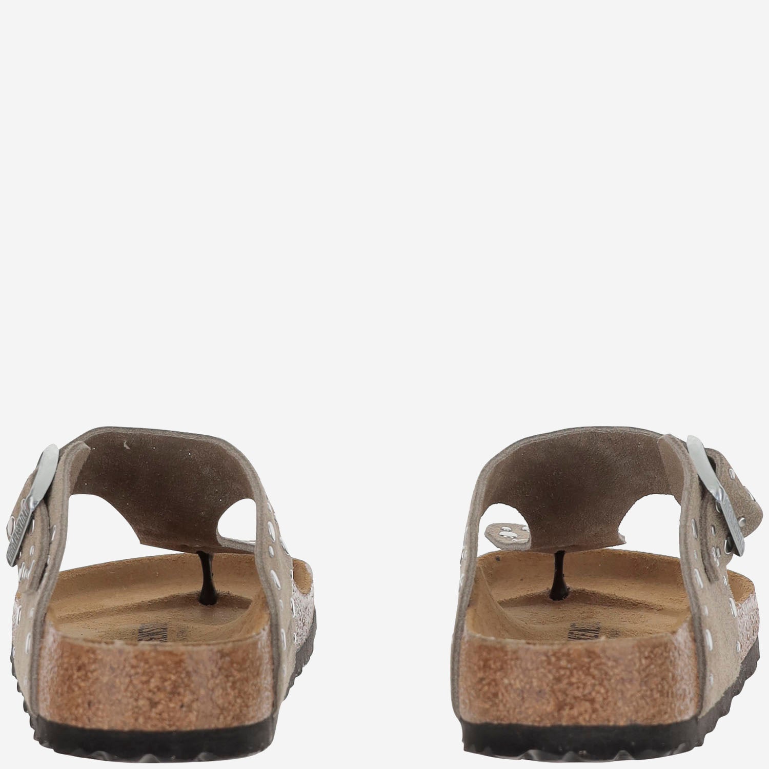 SANDALI GIZEH RIVET IN PELLE SCAMOCIATA 1029388 TAUPE BIRKENSTOCK 