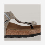 SANDALI GIZEH RIVET IN PELLE SCAMOCIATA 1029388 TAUPE BIRKENSTOCK 