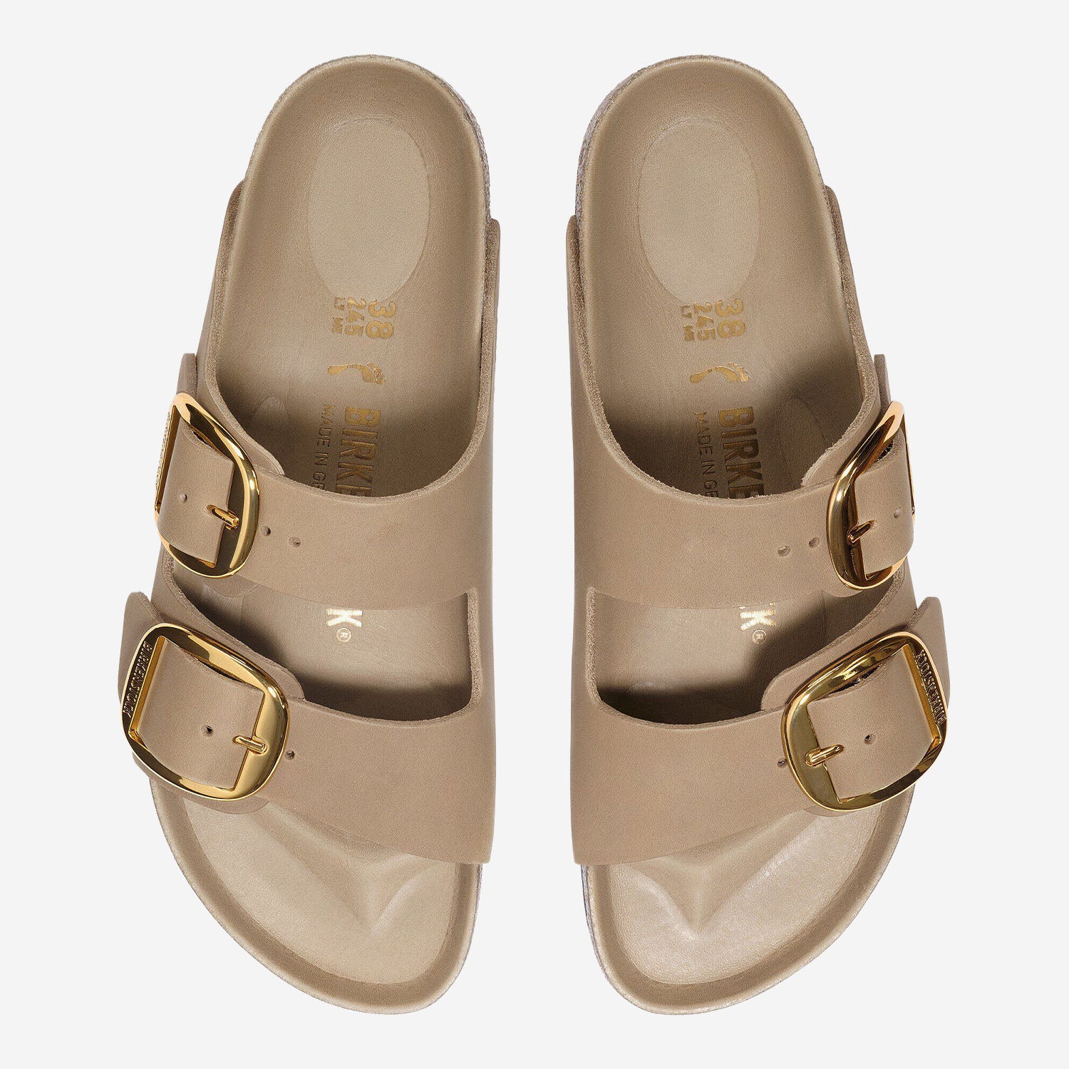 SANDALI ARIZONA BIG BUCKLE 1030395 BROWN BIRKENSTOCK 