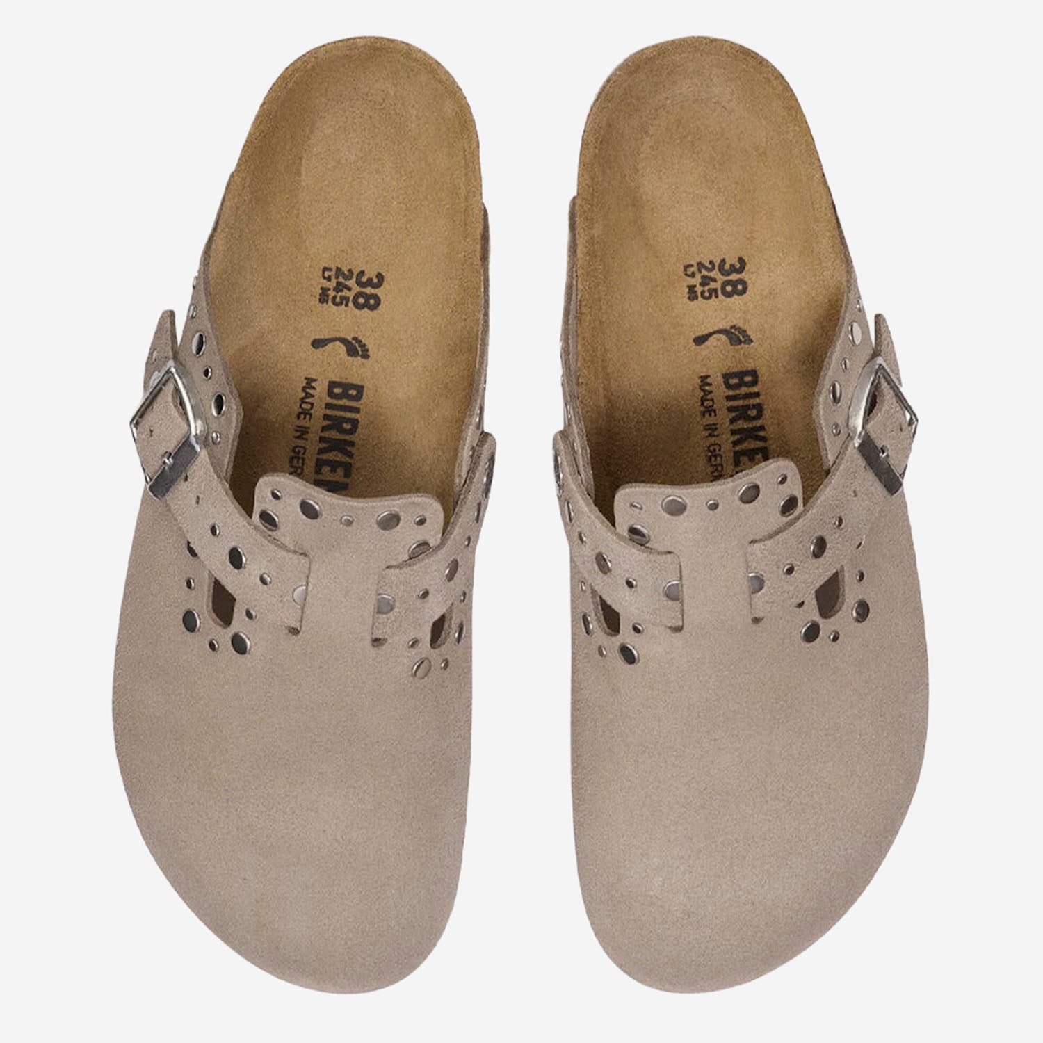 MULES BOSTON RIVETS 1030418 TAUPE BIRKENSTOCK 