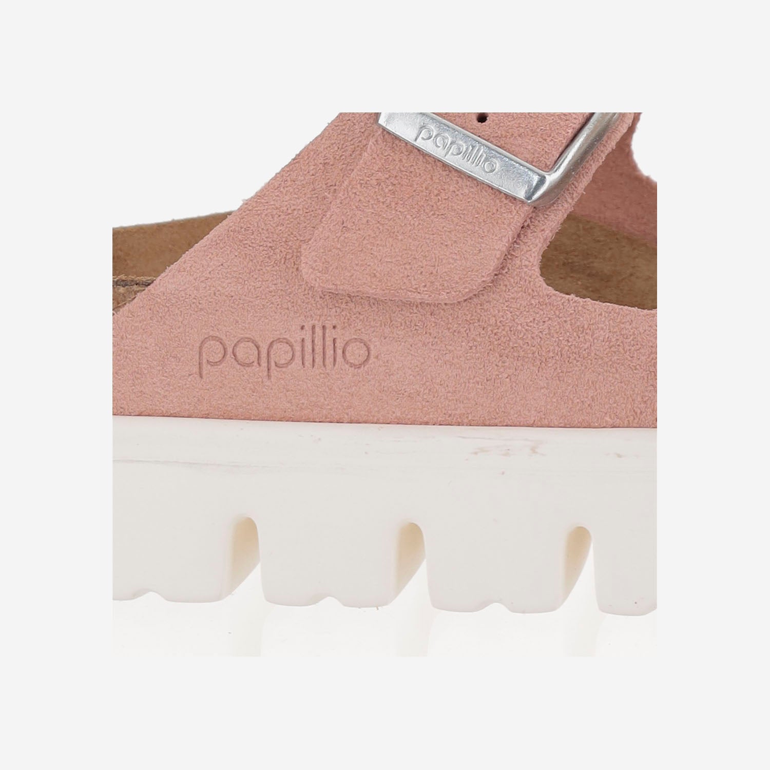 Sandali Arizona PAP Chunky in pelle scamosciata 1031254 PINKCLAY BIRKENSTOCK 