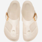 MULES GIZEH BIG BUCKLE 1031366 EGGSHELL BIRKENSTOCK 