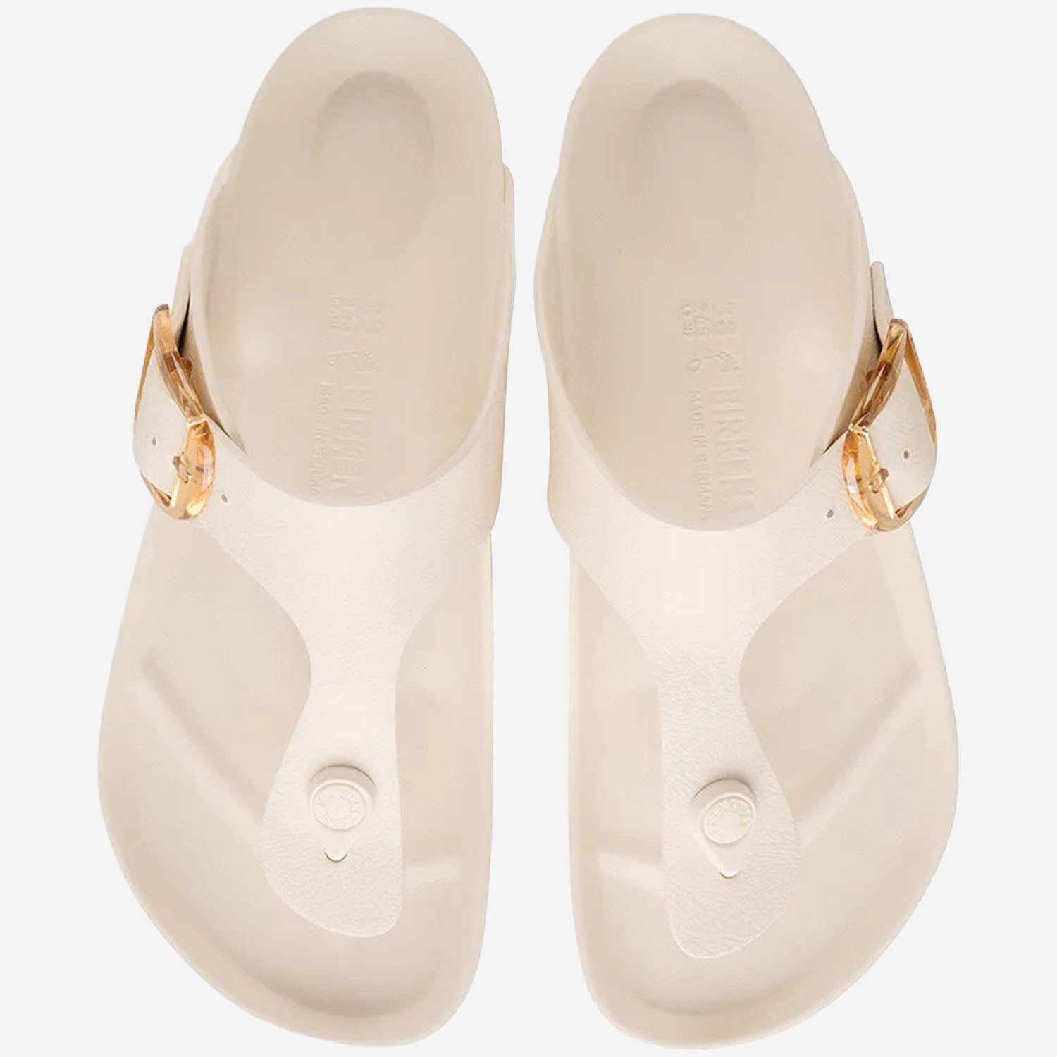 MULES GIZEH BIG BUCKLE 1031366 EGGSHELL BIRKENSTOCK 