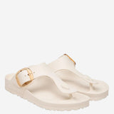 MULES GIZEH BIG BUCKLE 1031366 EGGSHELL BIRKENSTOCK 