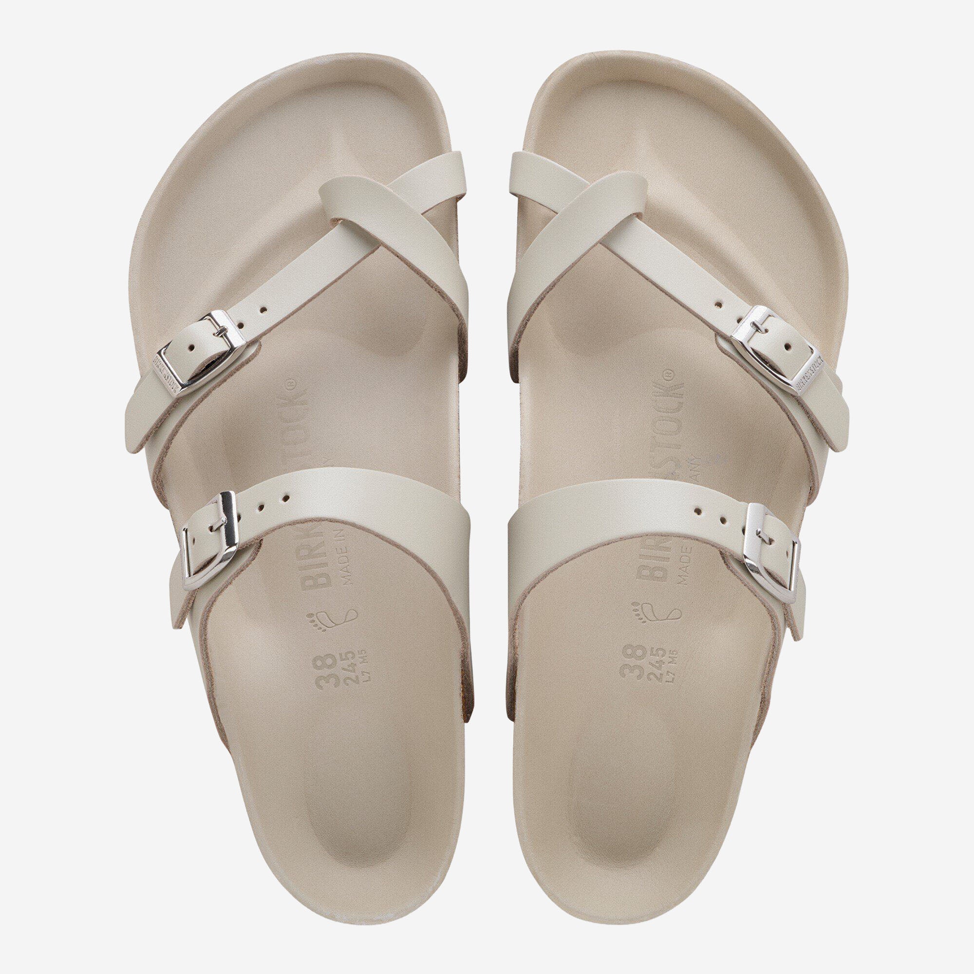 SANDALI Mayari IN PELLE 1031483 OYSTER BIRKENSTOCK 