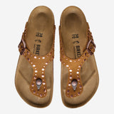 SANDALI GIZEH RIVET IN PELLE SCAMOCIATA 1031649 MINK BIRKENSTOCK 