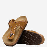SANDALI GIZEH RIVET IN PELLE SCAMOCIATA 1031649 MINK BIRKENSTOCK 