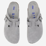 SABOT BOSTON IN PELLE SCAMOSCIATA 1031657 SAGE BIRKENSTOCK 