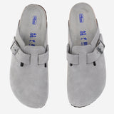 SABOT BOSTON IN PELLE SCAMOSCIATA 1031657 SAGE BIRKENSTOCK 
