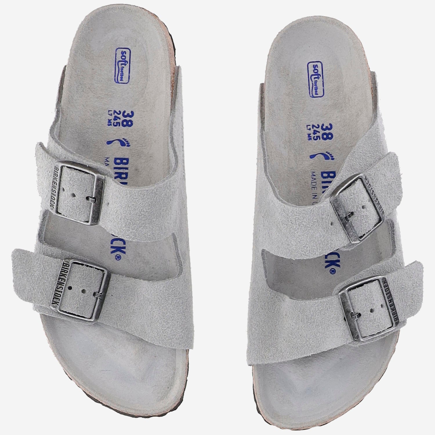 SANDALI ARIZONA IN SUEDE 1031663 SAGE BIRKENSTOCK 