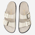 ARIZONA DROPPLED BUCKLE IN PELLE 1031809 ECRU BIRKENSTOCK 