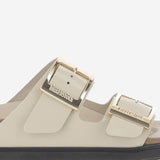 ARIZONA DROPPLED BUCKLE IN PELLE 1031809 ECRU BIRKENSTOCK 