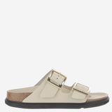 ARIZONA DROPPLED BUCKLE IN PELLE 1031809 ECRU BIRKENSTOCK 