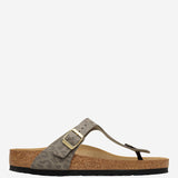 SANDALI GIZEH RIVET CONM MOTIVO ANIMALIER 1032026 GRAYTAUPE BIRKENSTOCK 