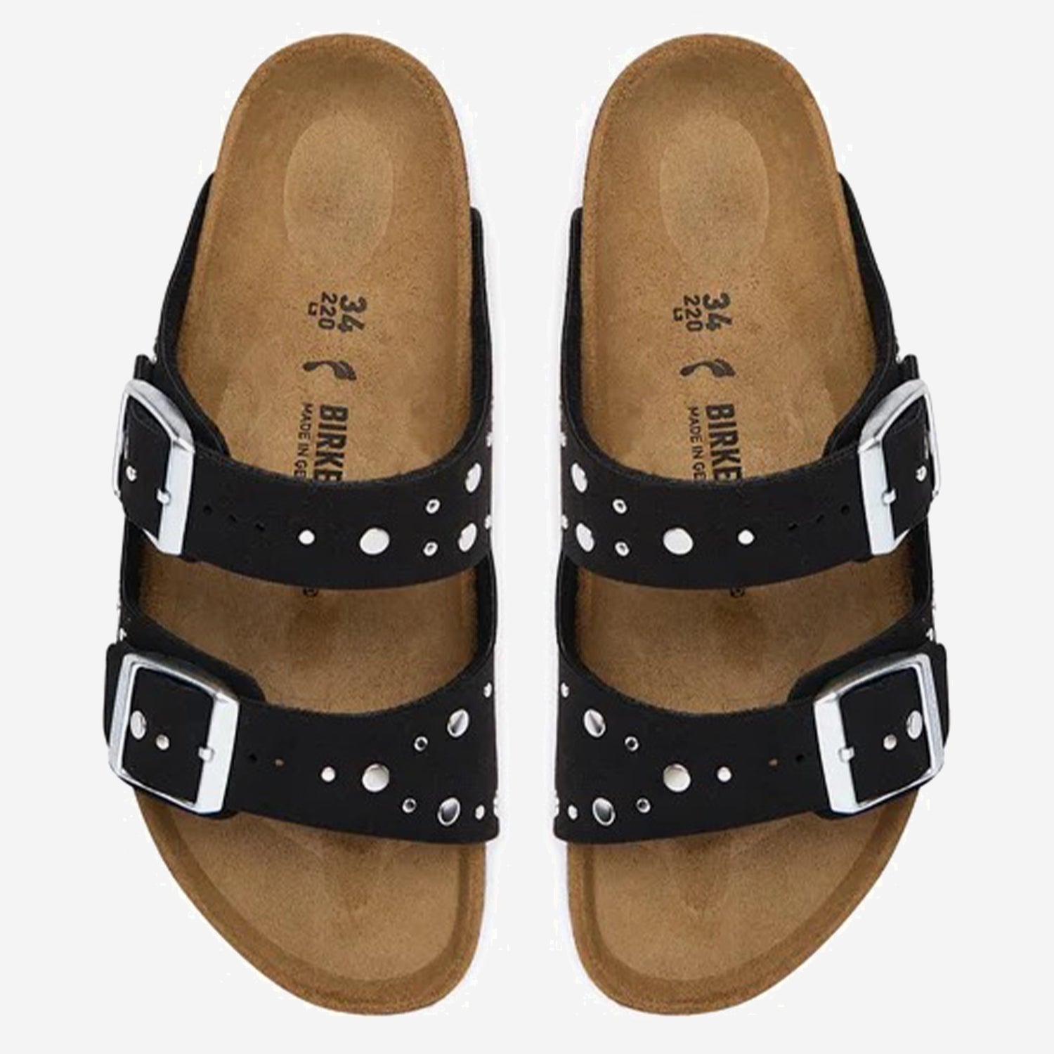 SANDALI ARIZONA RIVET KIDS SOFT 1031646 BLACK BIRKENSTOCK KIDS 