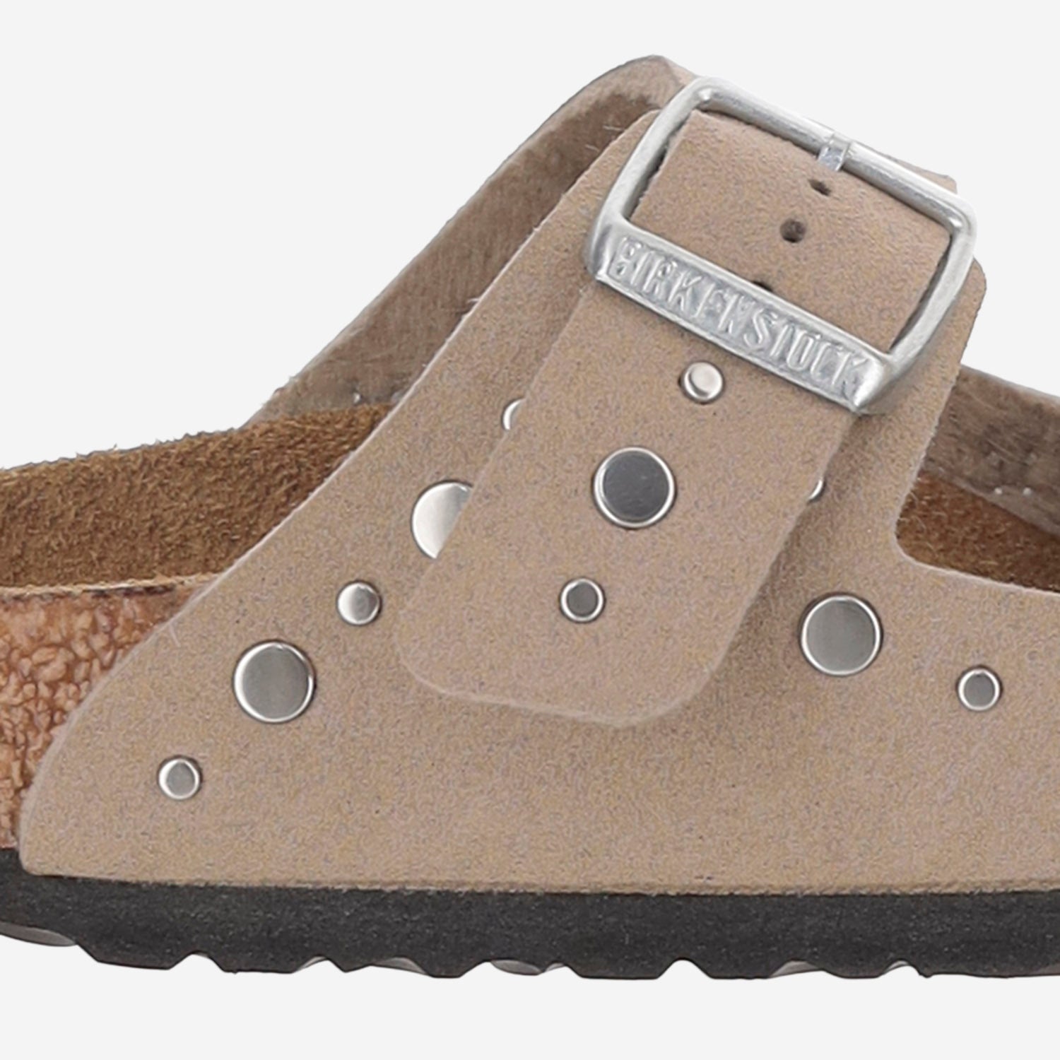 SANDALI ARIZONA RIVET IN SUEDE 1031708 GRAYTAUPE BIRKENSTOCK KIDS 