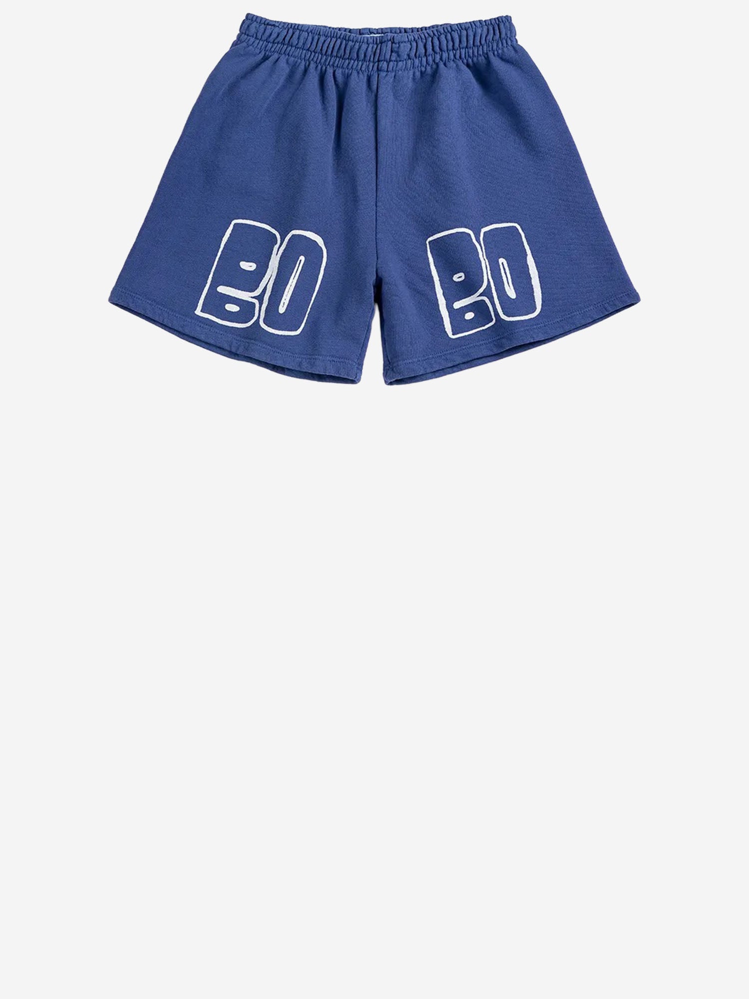PANTALONI CORTI IN COTONE CON LOGO B126AC144 NAVYBLUE BOBO CHOSES KIDS 