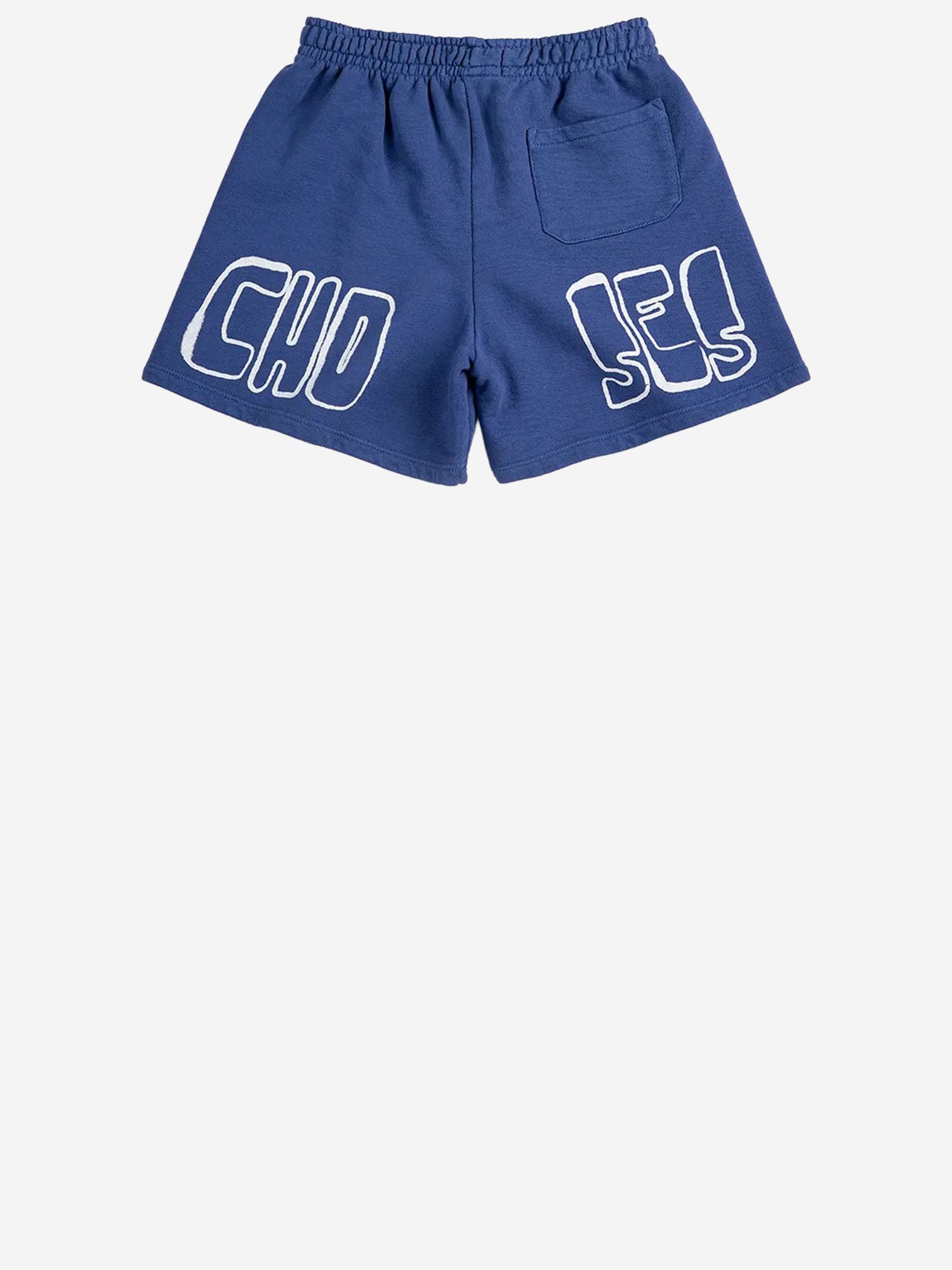 PANTALONI CORTI IN COTONE CON LOGO B126AC144 NAVYBLUE BOBO CHOSES KIDS 