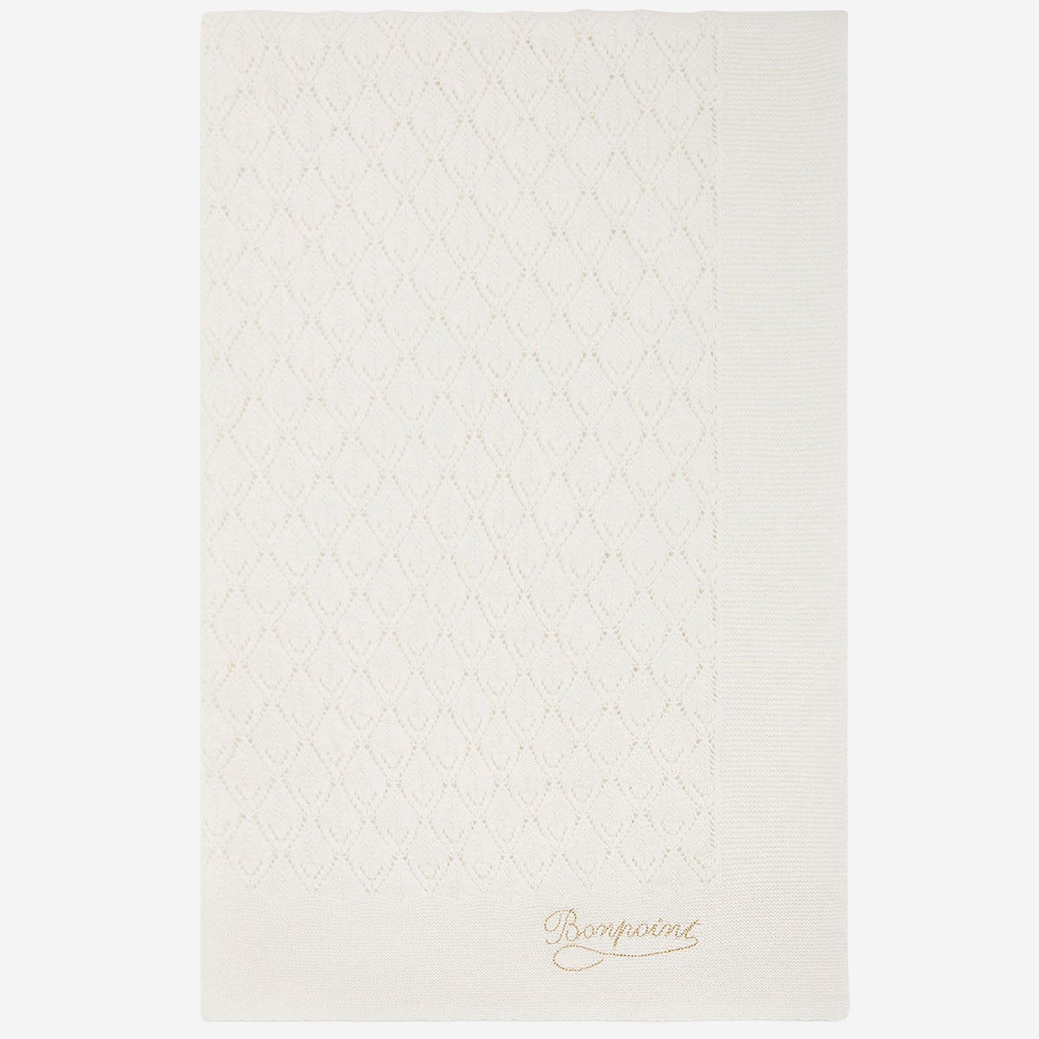 FOULARD IN MISTO LANA CON LOGO PEBDA2047CO 002 BONPOINT KIDS 