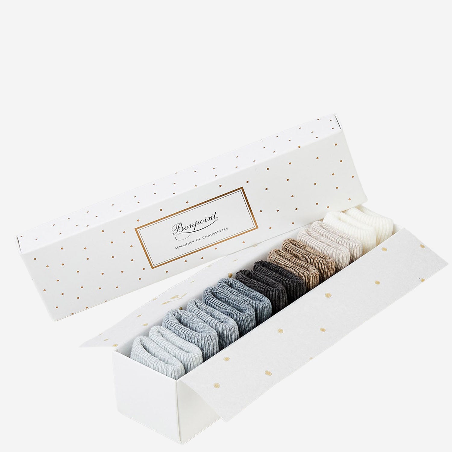 Set calzini Day-of-the-Week in cotone stretch PEBFVSEMAIN 116 BONPOINT KIDS 