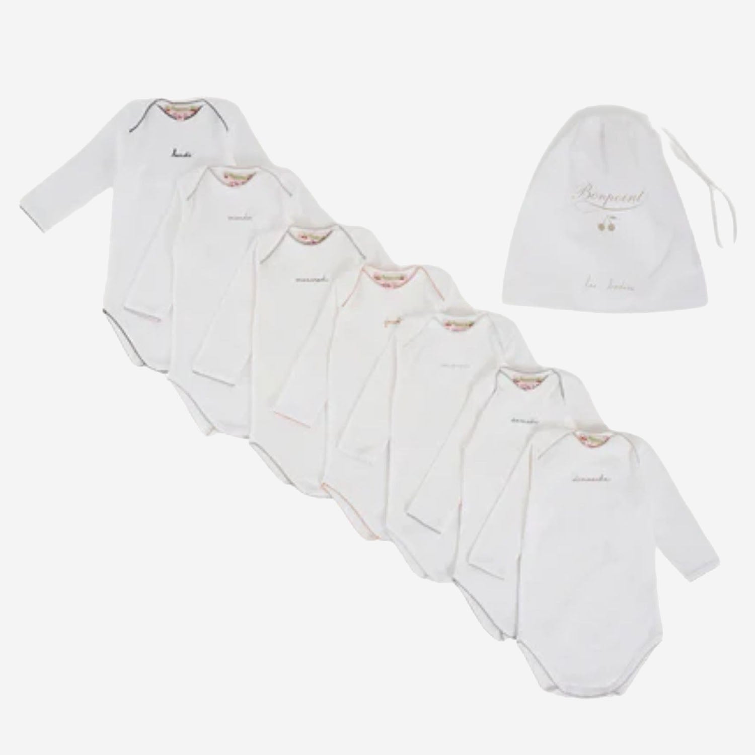 Set neonatale di body PERZDID00101 032 BONPOINT KIDS 