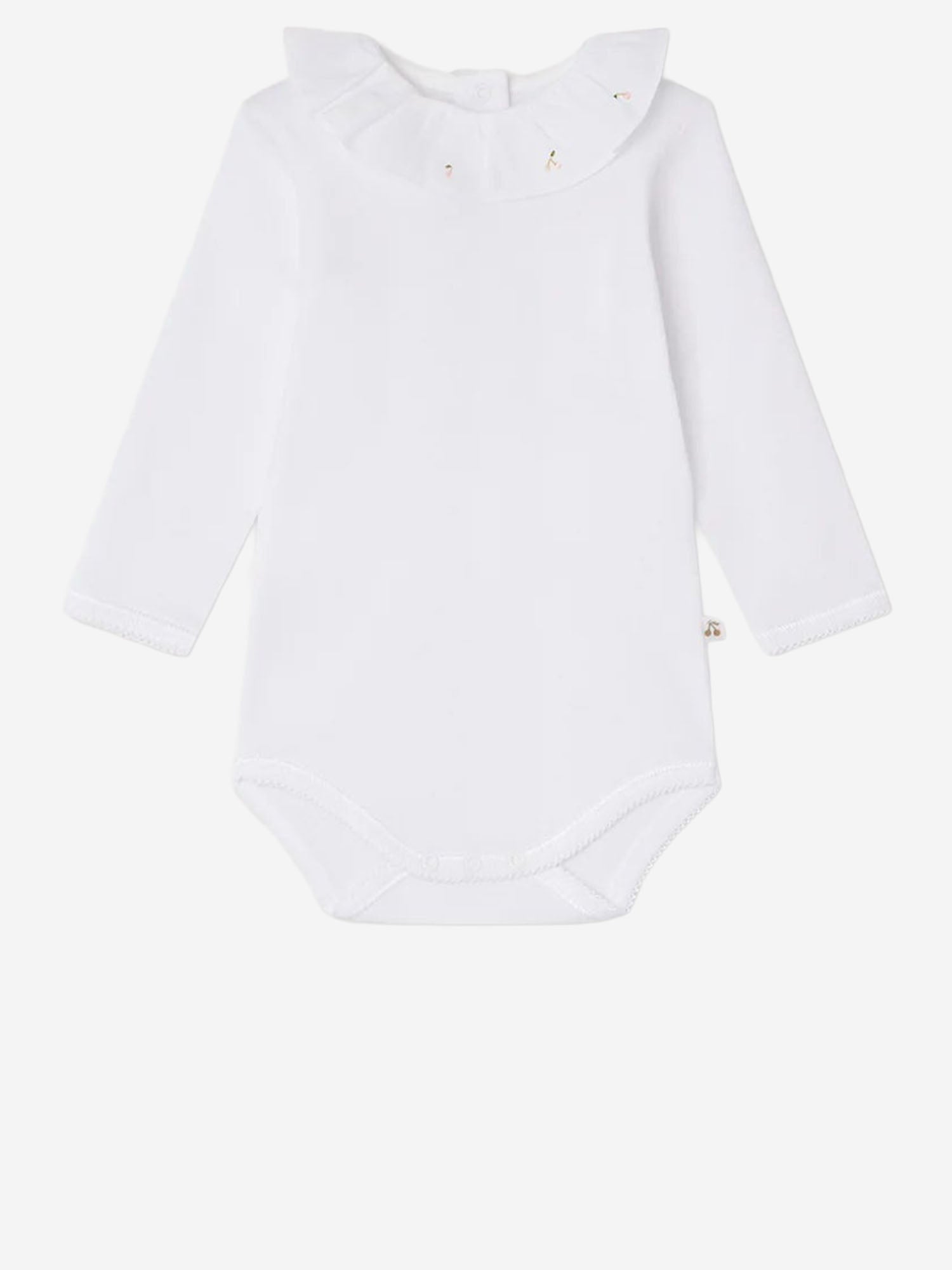 BODY IN COTONE CON LOGO PEXUNKN0701 101 BONPOINT KIDS 
