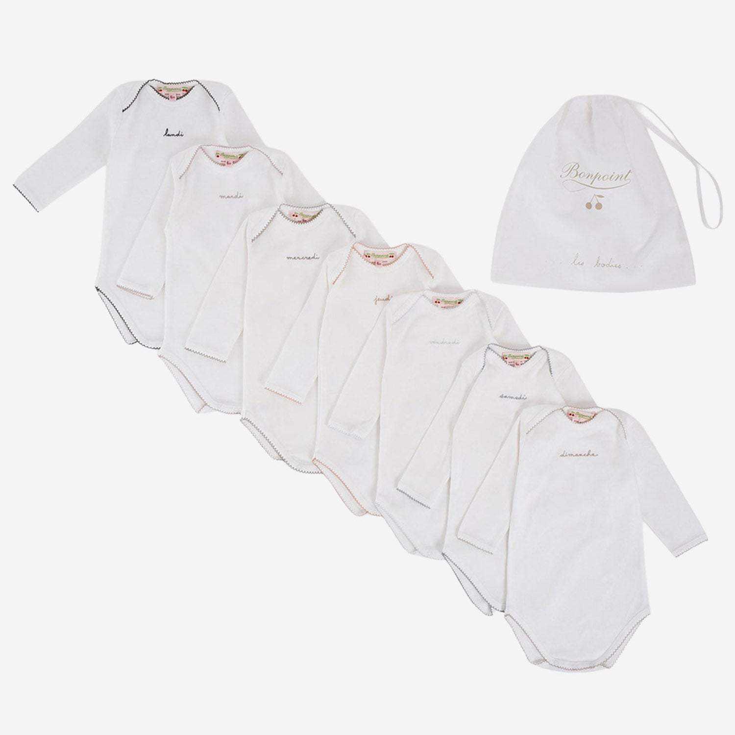 SET REGALO DI 7 TUTINE GIORNALIERE PEZDIDA0501 032 BONPOINT KIDS 
