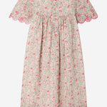 ABITO LYSIANE IN COTONE CON MOTIVO A FIORI S06GDRW00037 528 BONPOINT KIDS 