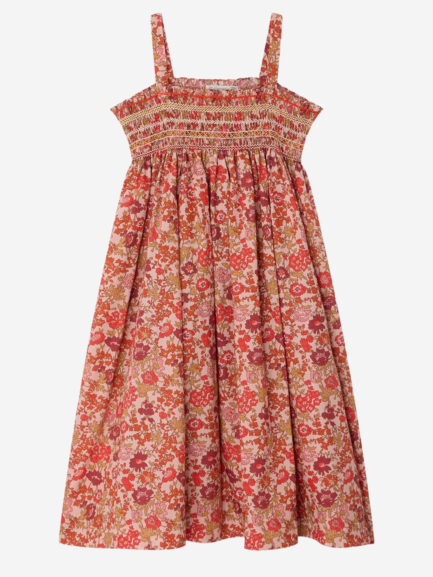 ABITO LABAILE CON MOTIVO A FIORI S06GDRW00047 520 BONPOINT KIDS 