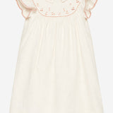 ABITO IN COTONE CON RICAMO LOGO S06GDRW00051 103 BONPOINT KIDS 