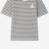 T-shirt Lilas con motivo a righe S06GTSK00005 274 BONPOINT KIDS 