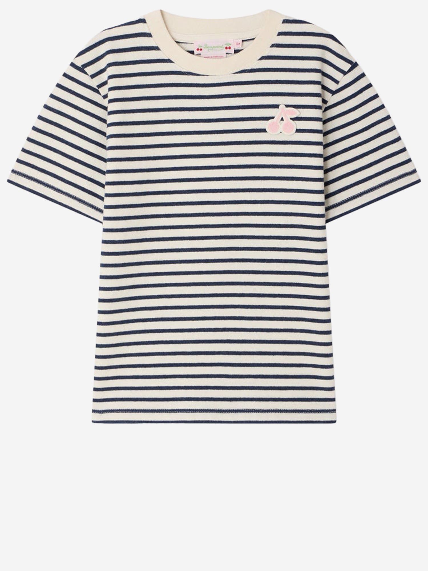 T-shirt Lilas con motivo a righe S06GTSK00005 274 BONPOINT KIDS 