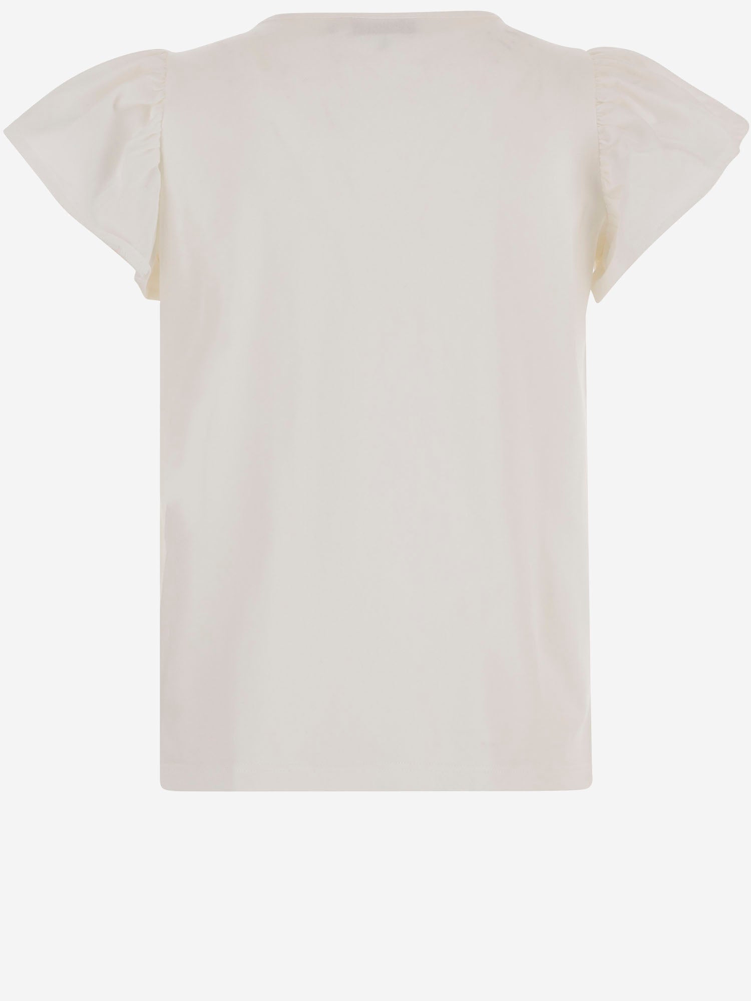 T-SHIRT IN COTONE CON MOTIVO CILIEGIE S06GTSK00008 102 BONPOINT KIDS 