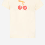 T-SHIRT IN COTONE CON MOTIVO A CILIEGIE S06GTSK00021 103 BONPOINT KIDS 