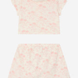 SET LAELIA IN COTONE CON MOTIVO A FIORI S06NNIK00012 521 BONPOINT KIDS 