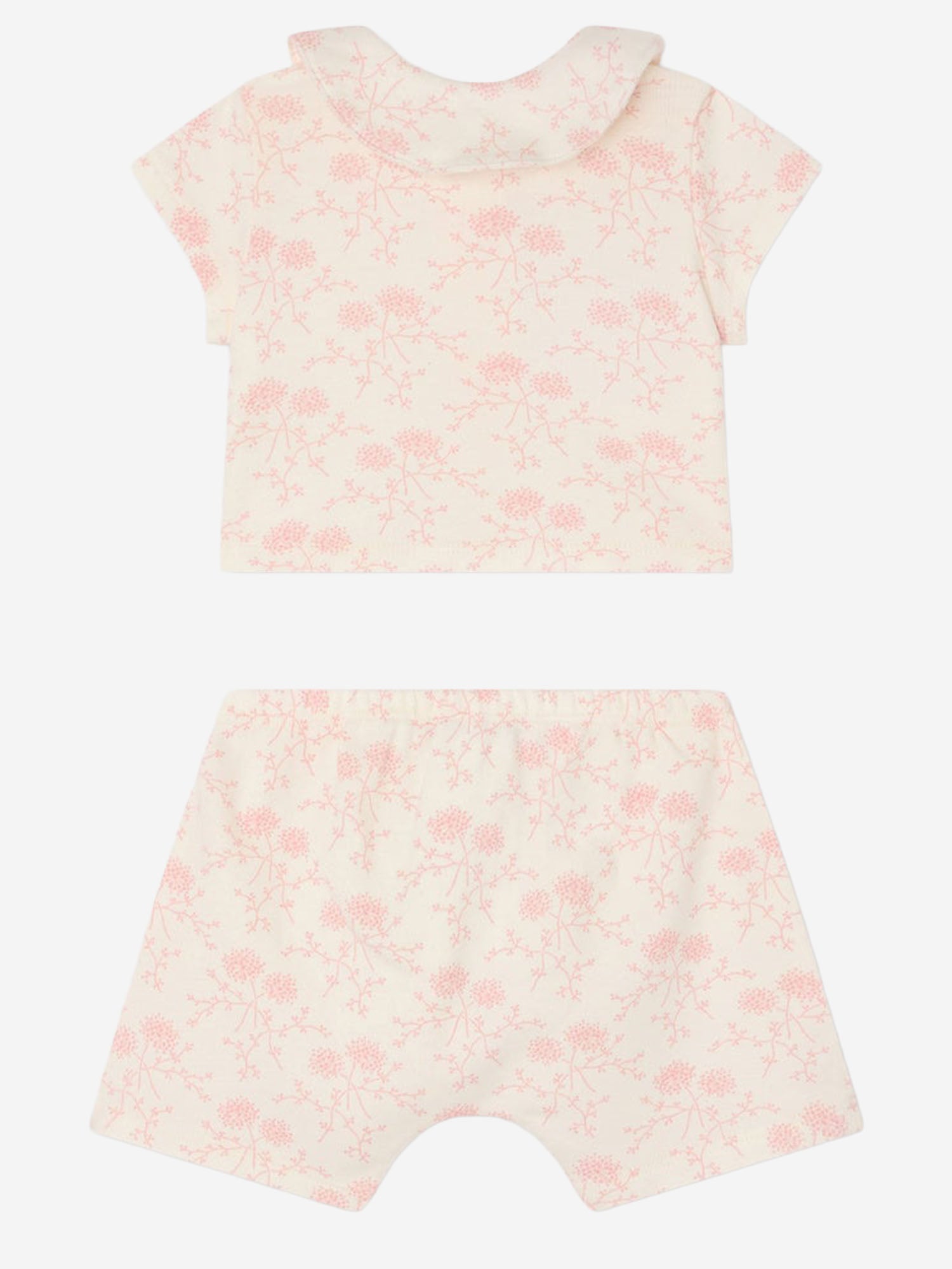 SET LAELIA IN COTONE CON MOTIVO A FIORI S06NNIK00012 521 BONPOINT KIDS 