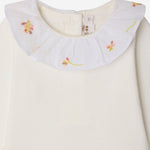 BODY IN COTONE CON COLLETTO RICAMATO S06NUNK00003 002 BONPOINT KIDS 