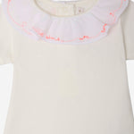 BODY IN COTONE CON COLLETTO RICAMATO S06NUNK00005 002 BONPOINT KIDS 