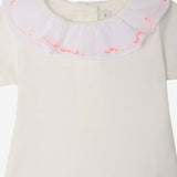 BODY IN COTONE CON COLLETTO RICAMATO S06NUNK00005 002 BONPOINT KIDS 