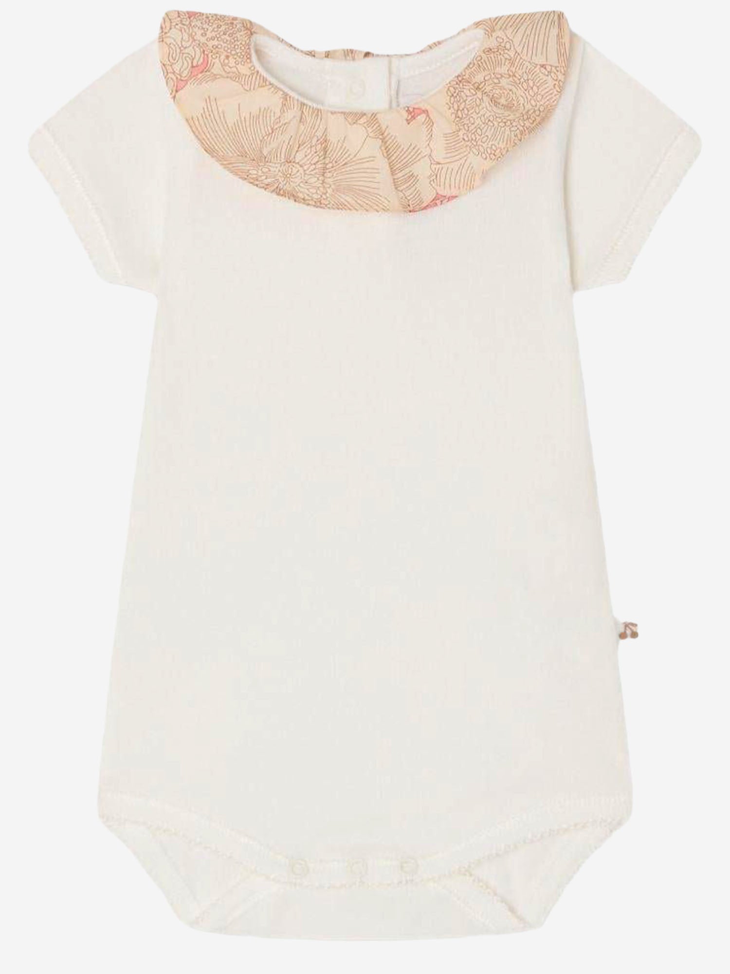 BODY IN COTONE CON COLLETTO A CONTRASTO S06NUNK00007 002 BONPOINT KIDS 