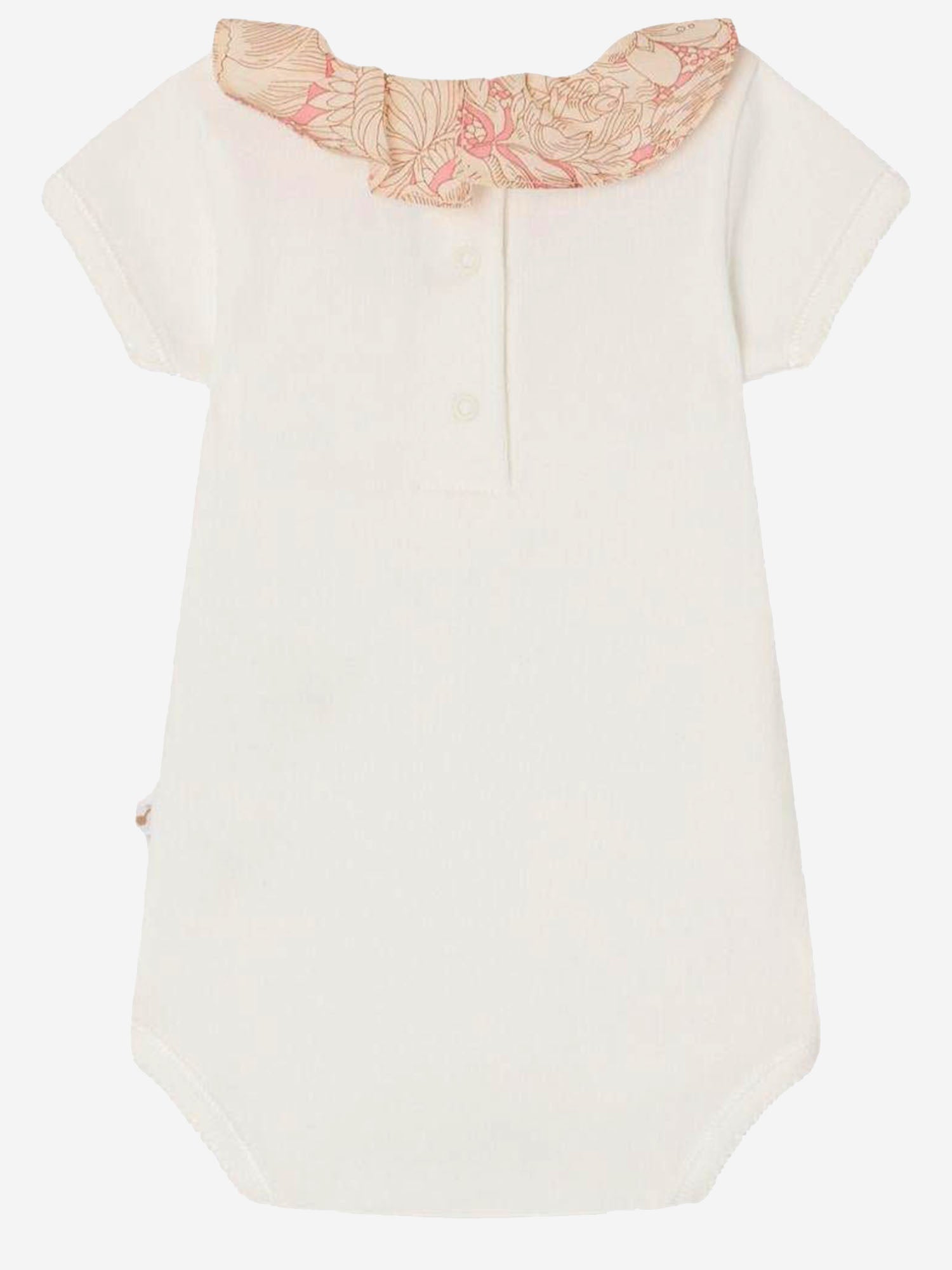 BODY IN COTONE CON COLLETTO A CONTRASTO S06NUNK00007 002 BONPOINT KIDS 