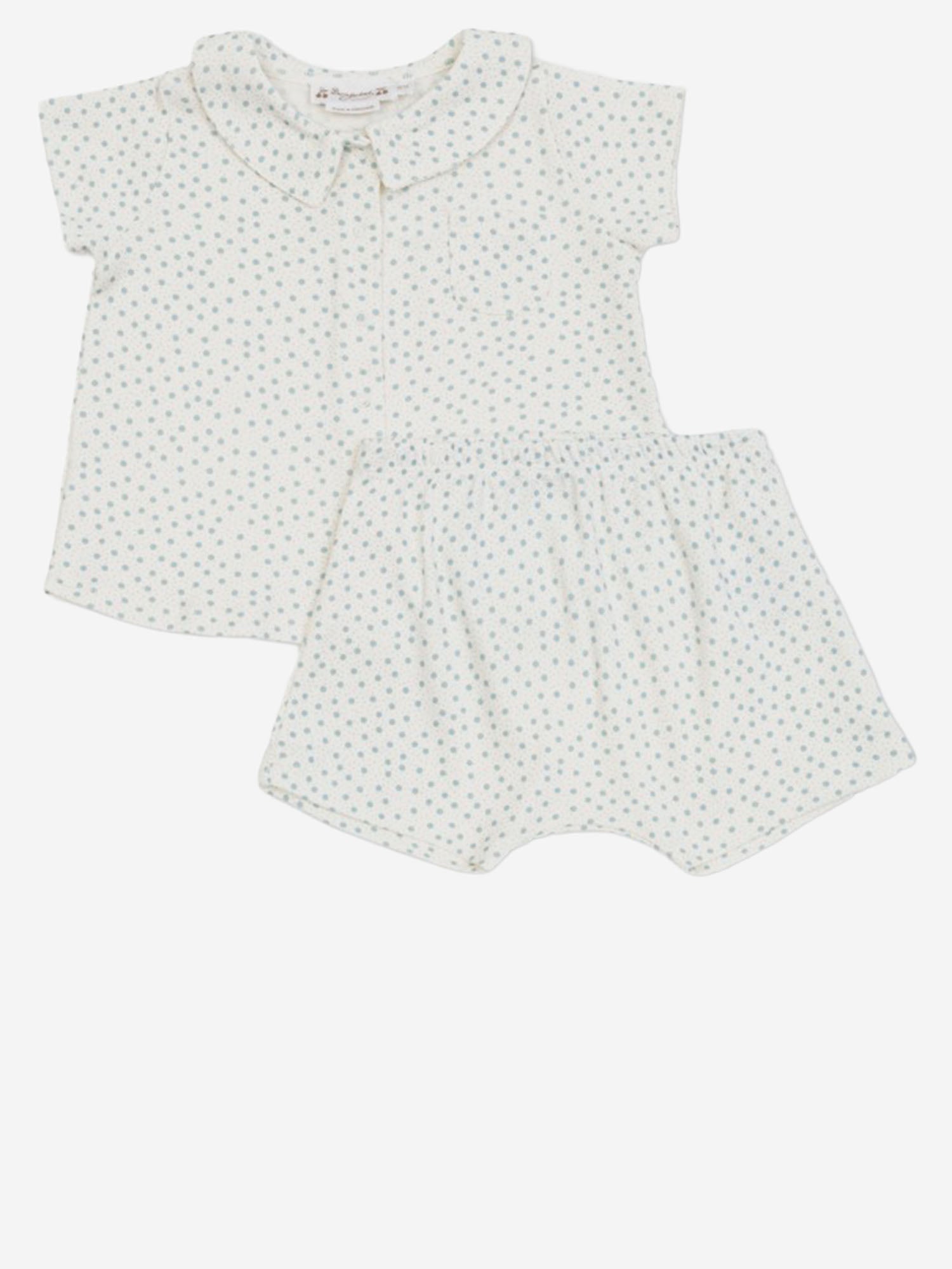 SET DI DUE PEZZI IN COTONE CON MOTIVO A POIS S06ONIK00020 715 BONPOINT KIDS 
