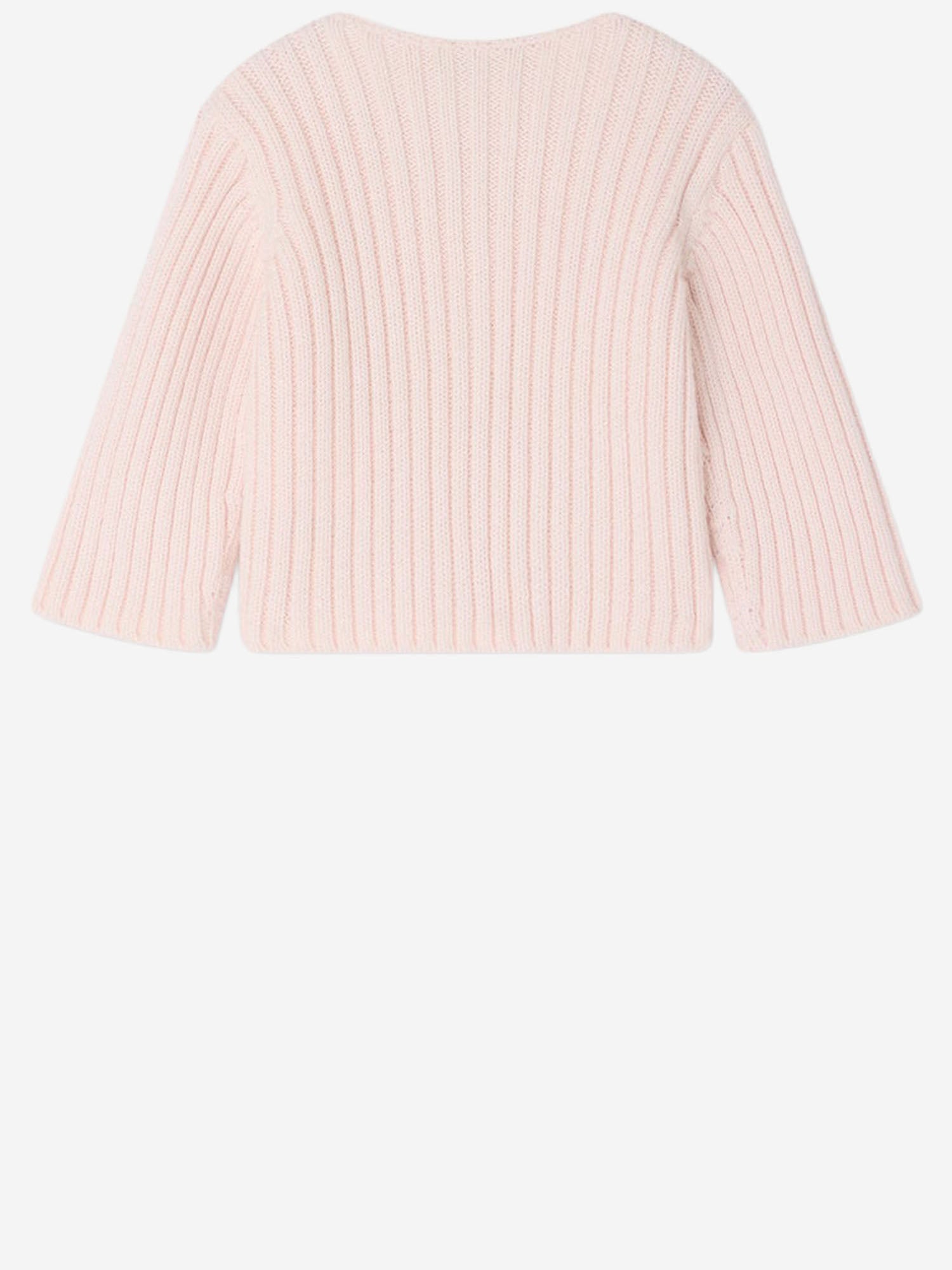 CARDIGAN IN COTONE E CASHMERE S06XCAK00005 025A BONPOINT KIDS 