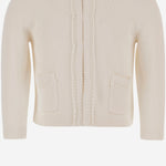 CARDIGAN IN COTONE E CASHMERE S06XCAK00013 008 BONPOINT KIDS 