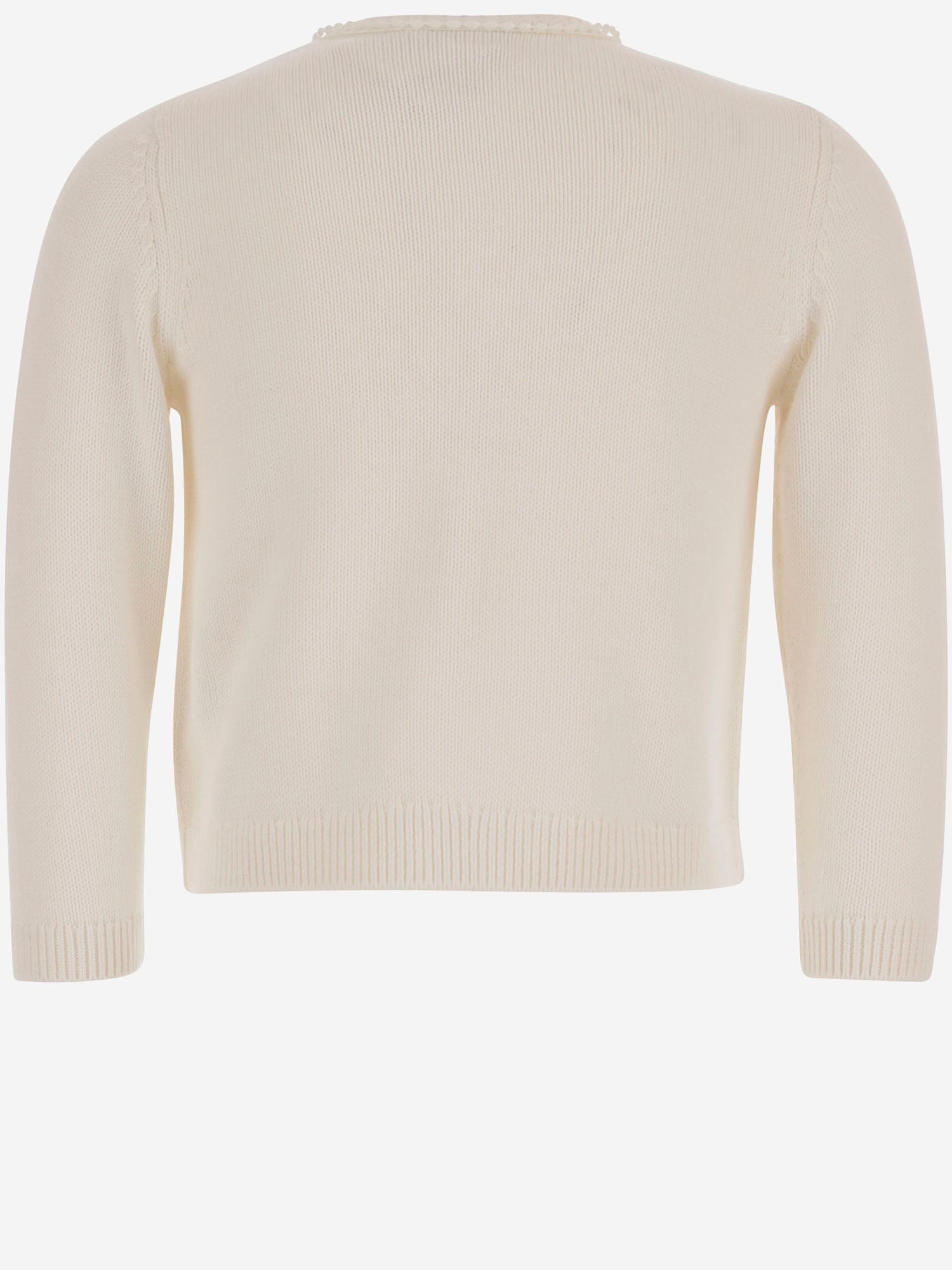 CARDIGAN IN COTONE E CASHMERE S06XCAK00013 008 BONPOINT KIDS 