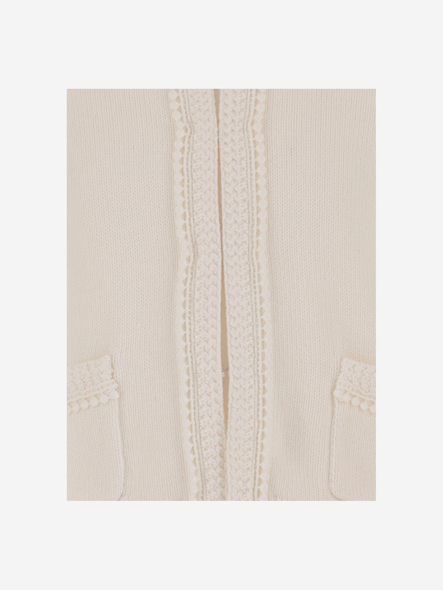 CARDIGAN IN COTONE E CASHMERE S06XCAK00013 008 BONPOINT KIDS 
