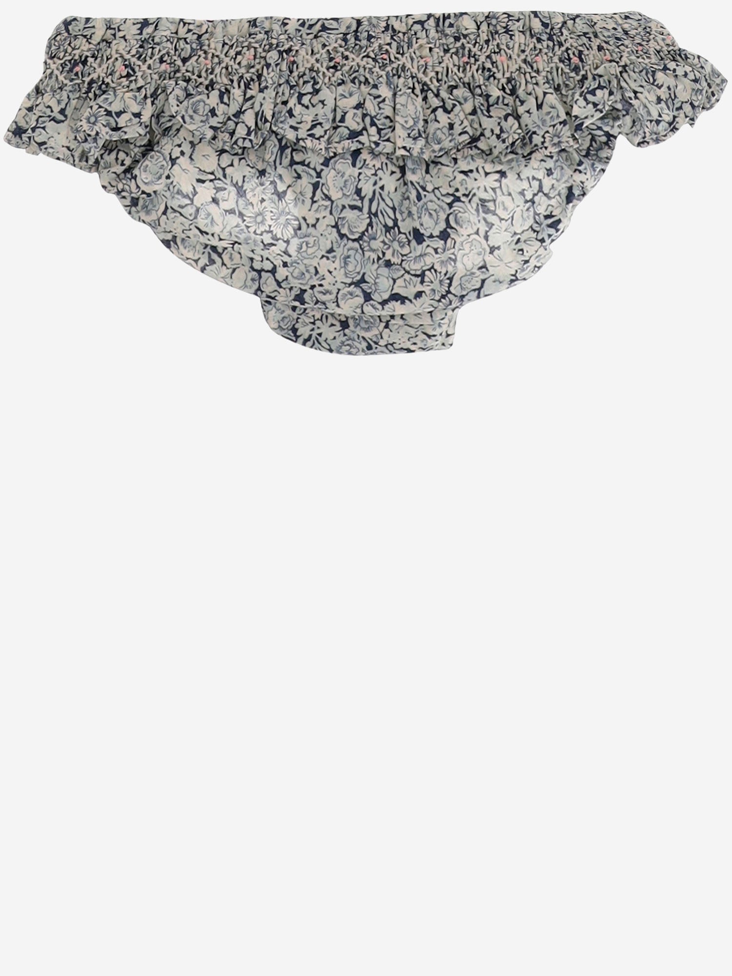 SLIP DA BAGNO IN COTONE CON MOTIVO FLOREALE S06XSSW00001 519A BONPOINT KIDS 