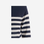 MAGLIA IN CASHMERE CON MOTIVO A RIGHE R2C103 110 BRUNO MANETTI 